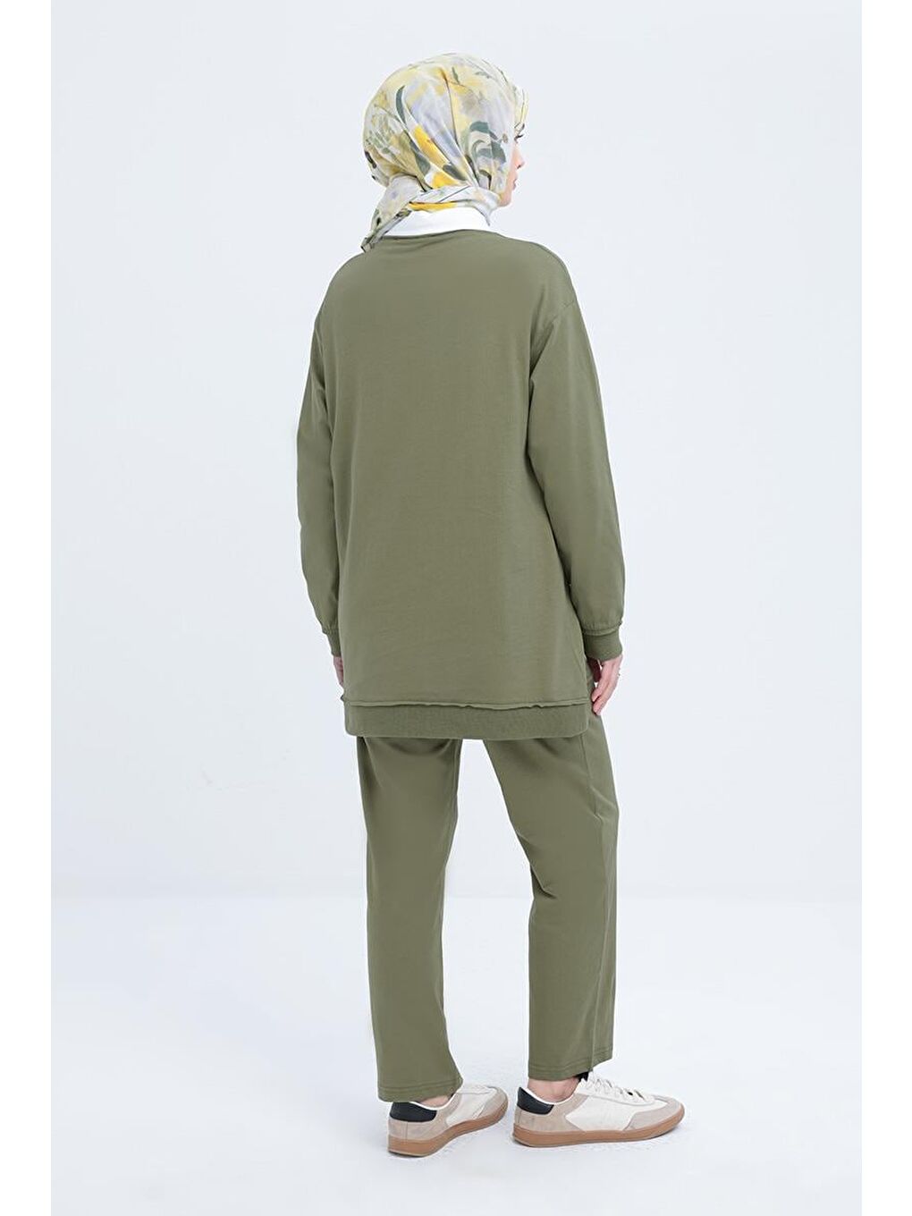 Haki-Pis Dikişli Eşofman Takımı-3