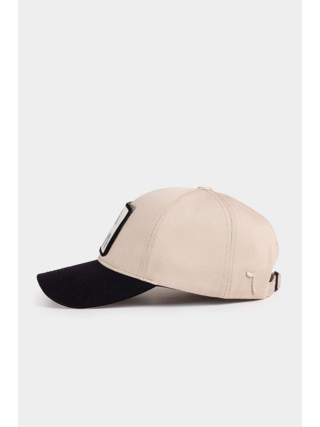 Six At Logolu Siyah-Bej Beyzbol Şapka-2