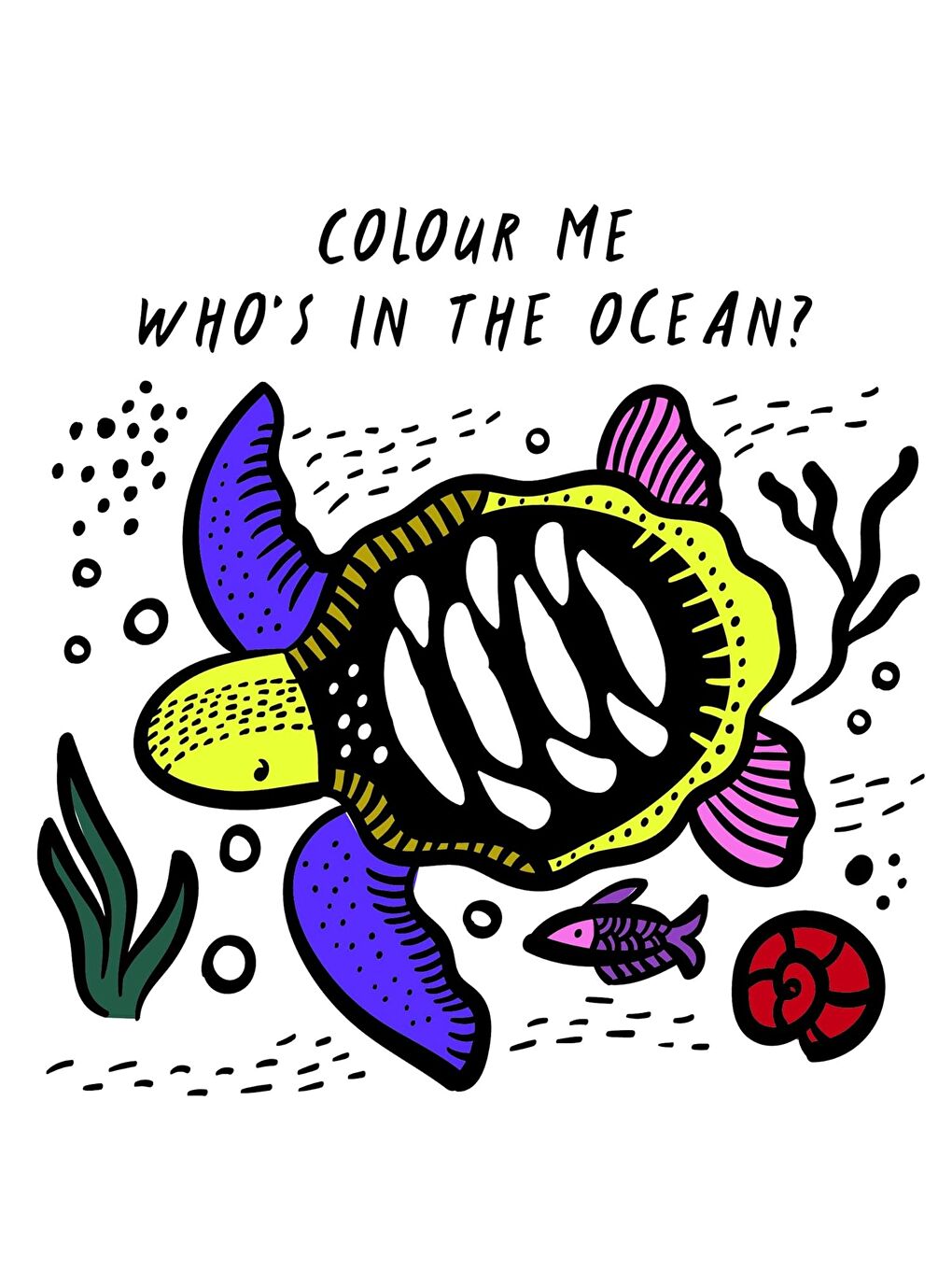 Colour Me: Whos In The Ocean