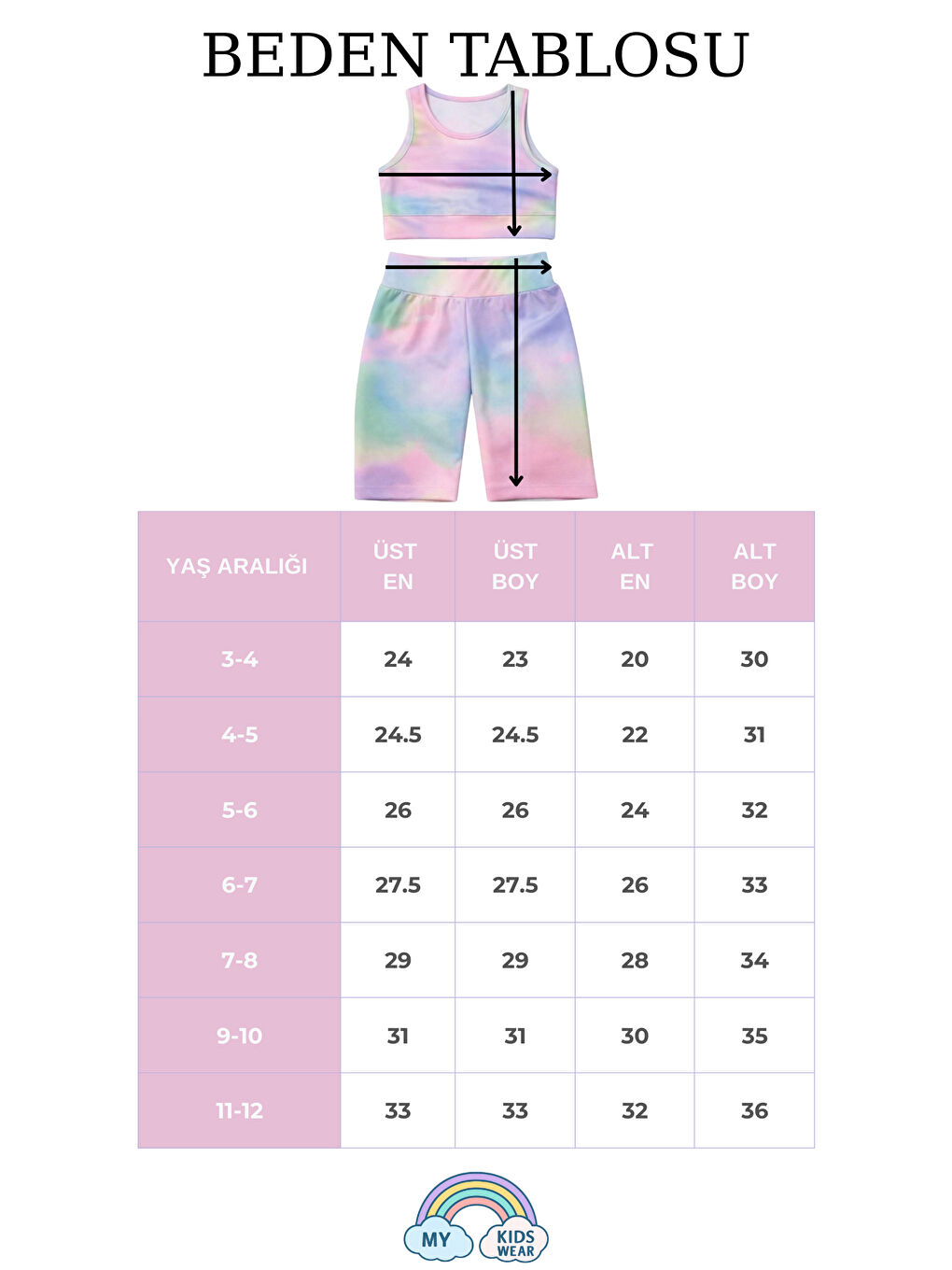 Gri Kız Çocuk Çok Amaçlı Batik Desenli Mayo & Spor Takımı 12434-1