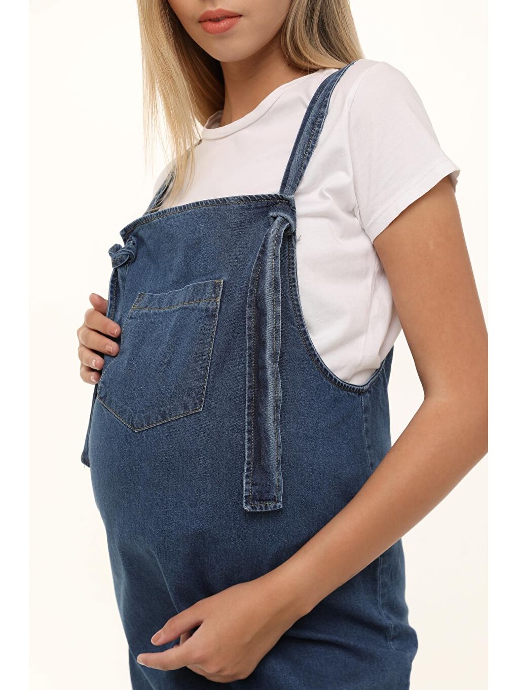 Luvmabelly Mavi Kadın Hamile Denim Jile - 5