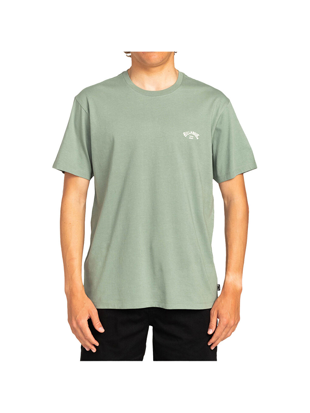 Haki Arch Crew Ss Erkek Yeşil Tişört-2