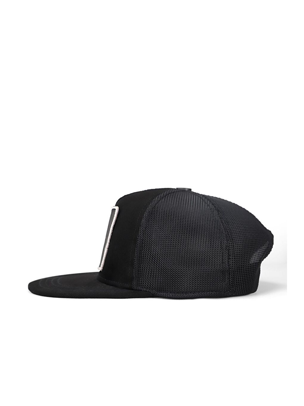 Hip Hop Kids Duckside Logolu Siyah Çocuk Trucker Şapka-3