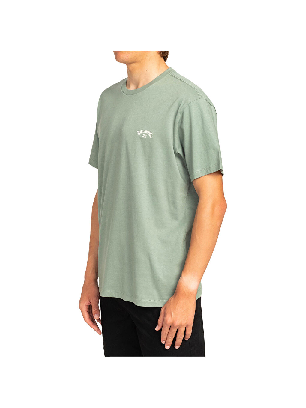 Haki Arch Crew Ss Erkek Yeşil Tişört-4