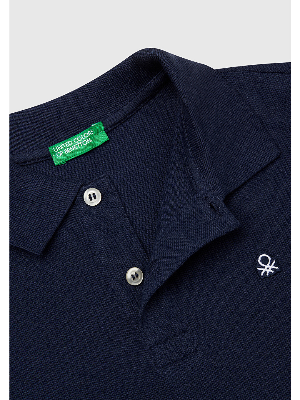 Erkek Çocuk Lacivert Logolu Pike Polo T-shirt-2