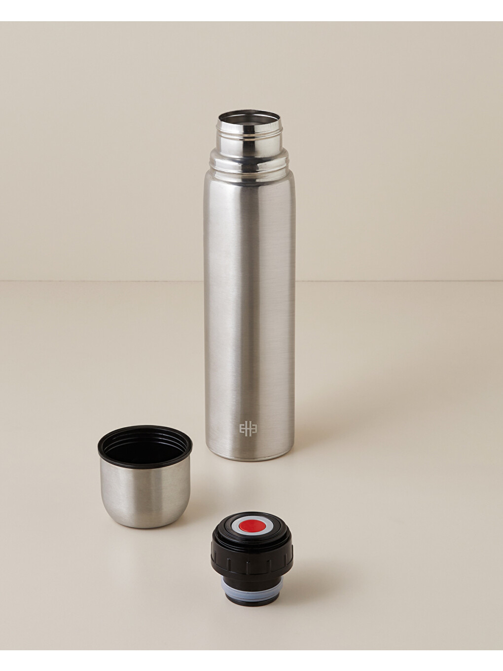 Gri Good Mood Jenga Çelik Termos 1000 Ml Inox-1