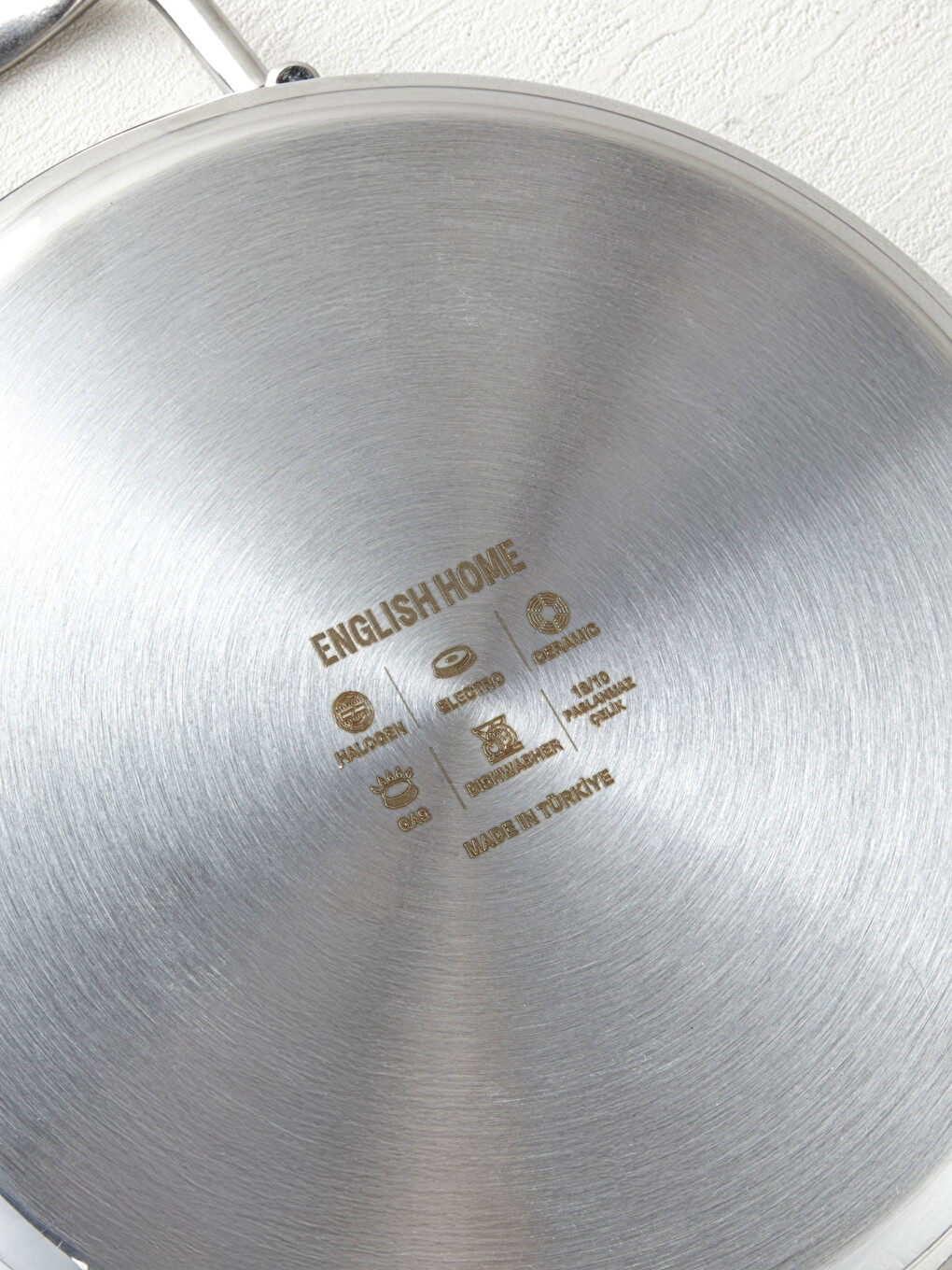 Gri Glow Çelik Sığ Tencere 26x6 Cm Silver-3