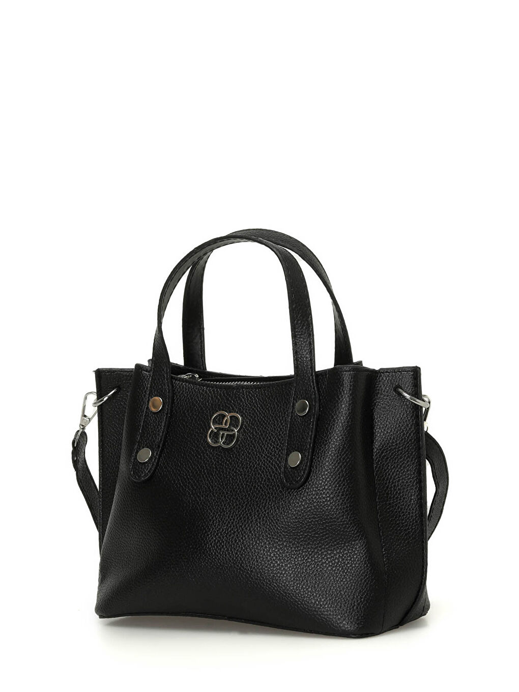 NTRL PRM CKGZ EL 4PR Siyah Kadın El Çantası-1