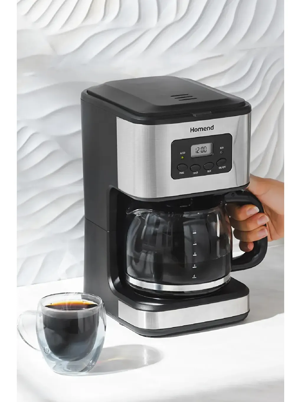 Homend Coffeebreak 5006h Otomatik Zaman Ayarlı XL (12 Fincan) Filtre Kahve Makinesi - 1