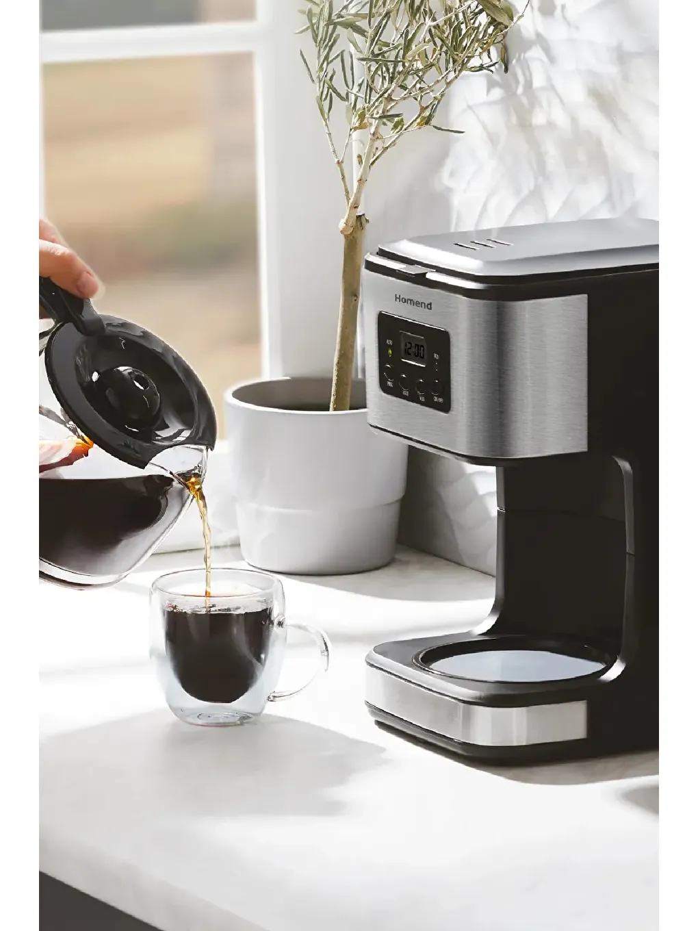 Homend Coffeebreak 5006h Otomatik Zaman Ayarlı XL (12 Fincan) Filtre Kahve Makinesi - 3