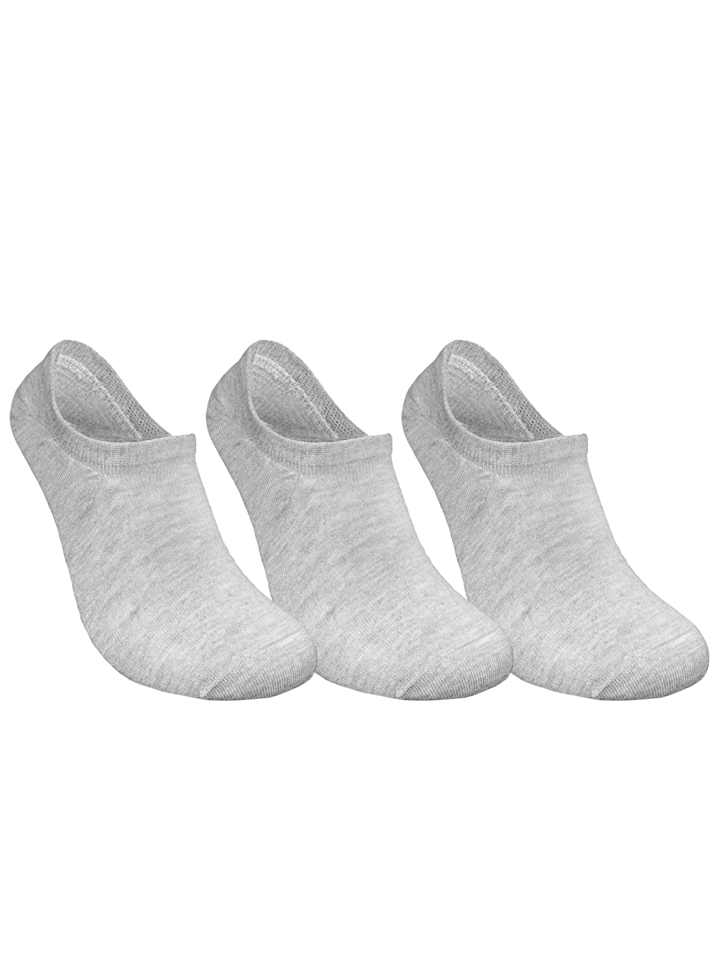 Skadi Mons Gri Sneaker 3 Pack Unisex Gri Çorap