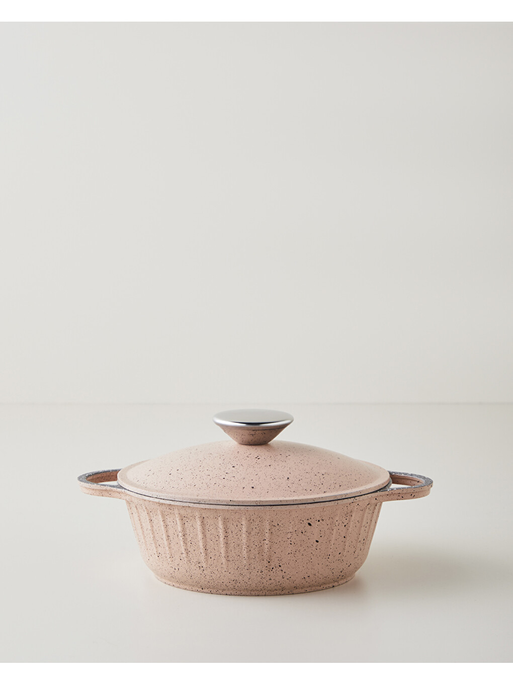 Tiny Cast Premium Döküm 5 Parça Mini Tencere Seti 16x16x16 Cm Pembe-1