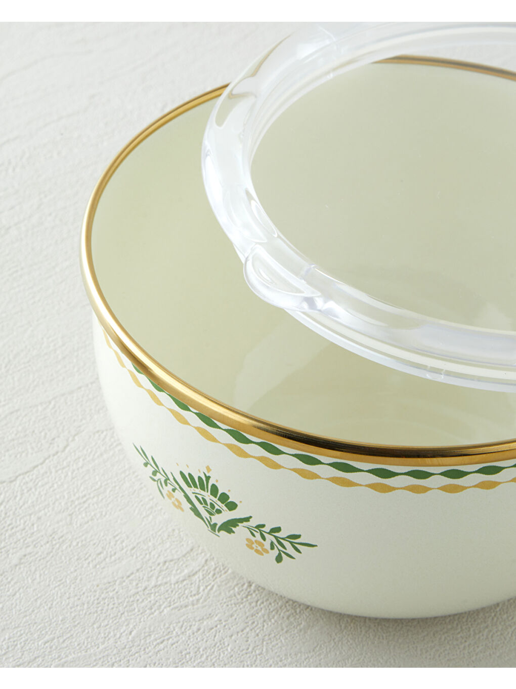 Botanic Garden Emaye 2'li Saklama Kabı 0,75 x 1,20 L Yeşil-3