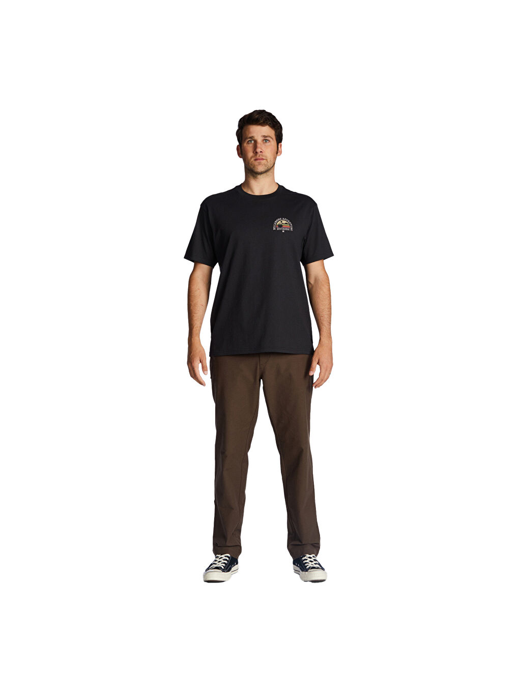 Sun Up Ss Erkek Siyah Tişört-3