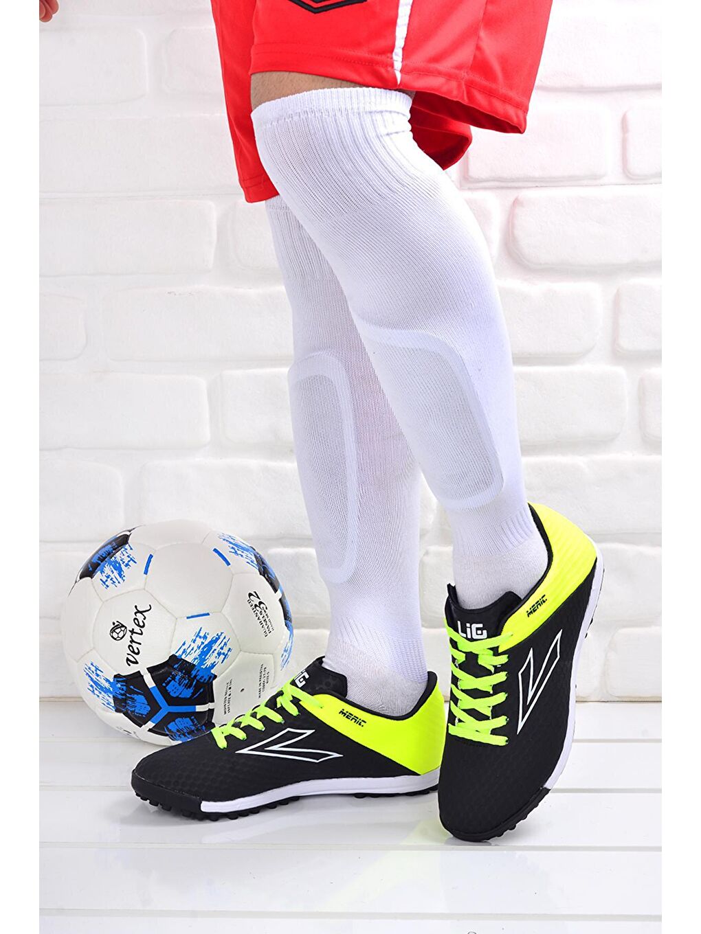 Siyah Meriç HM Halı Saha Erkek Spor Futbol Ayakkabısı