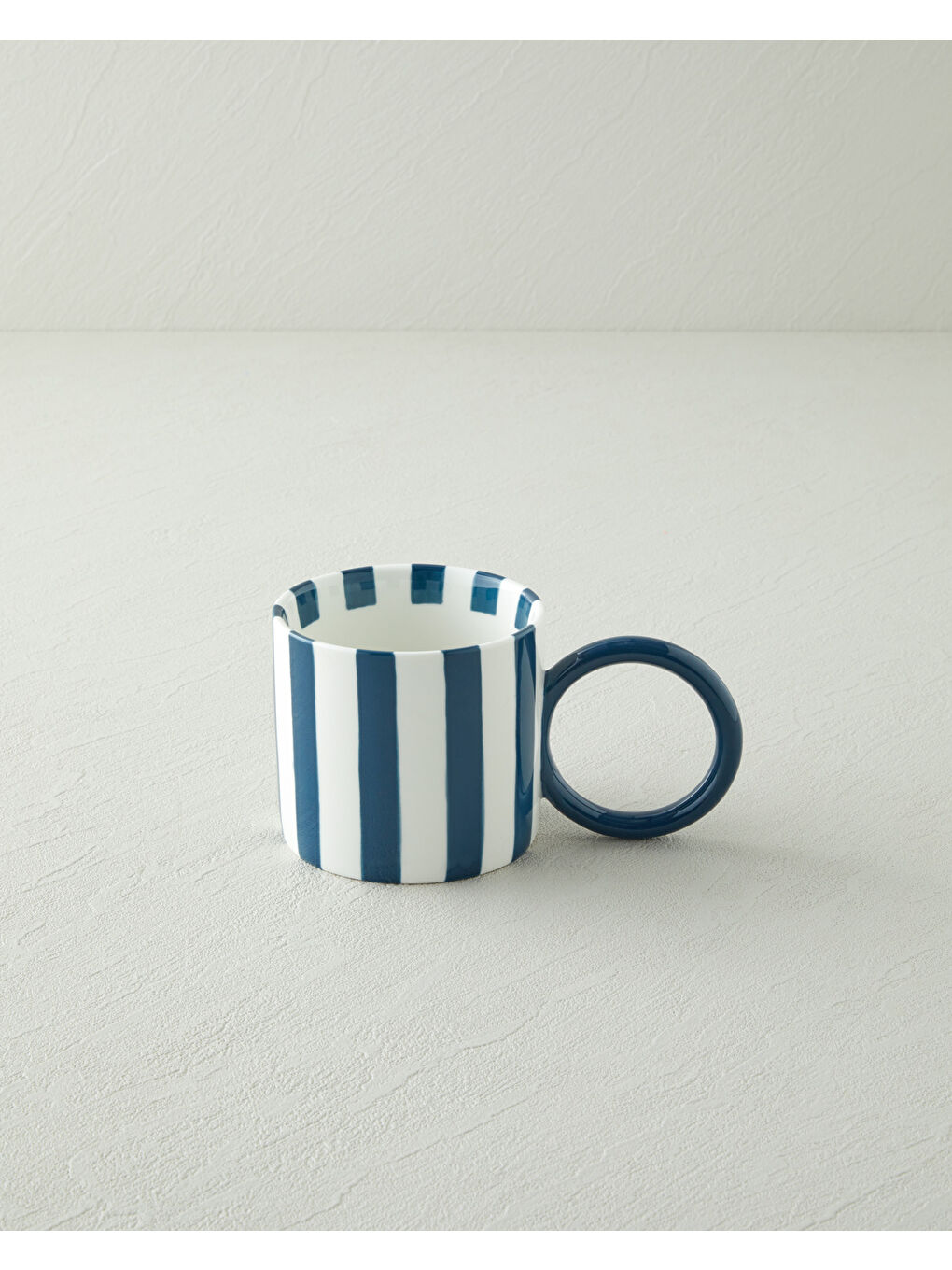 Boldy Lines New Bone China Kupa 350 ml Mavi-1