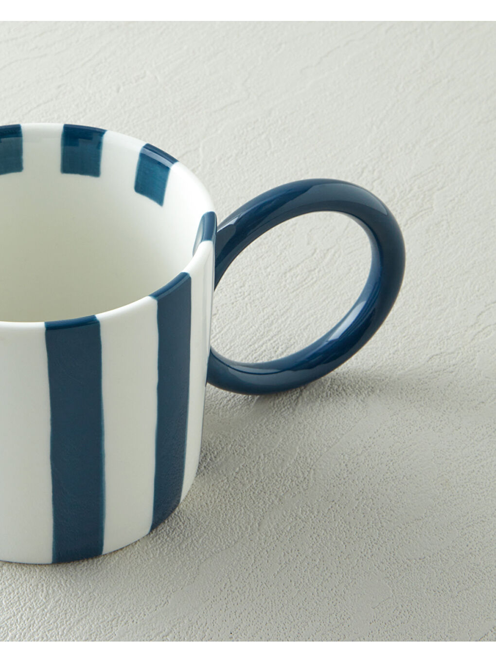 Boldy Lines New Bone China Kupa 350 ml Mavi-2