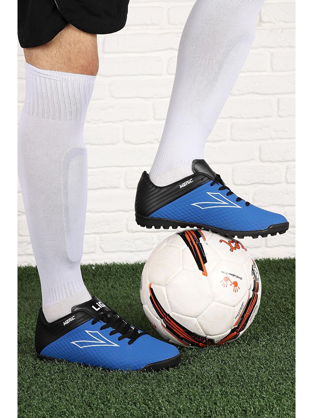 Mavi Meriç HM Halı Saha Erkek Spor Futbol Ayakkabısı-2