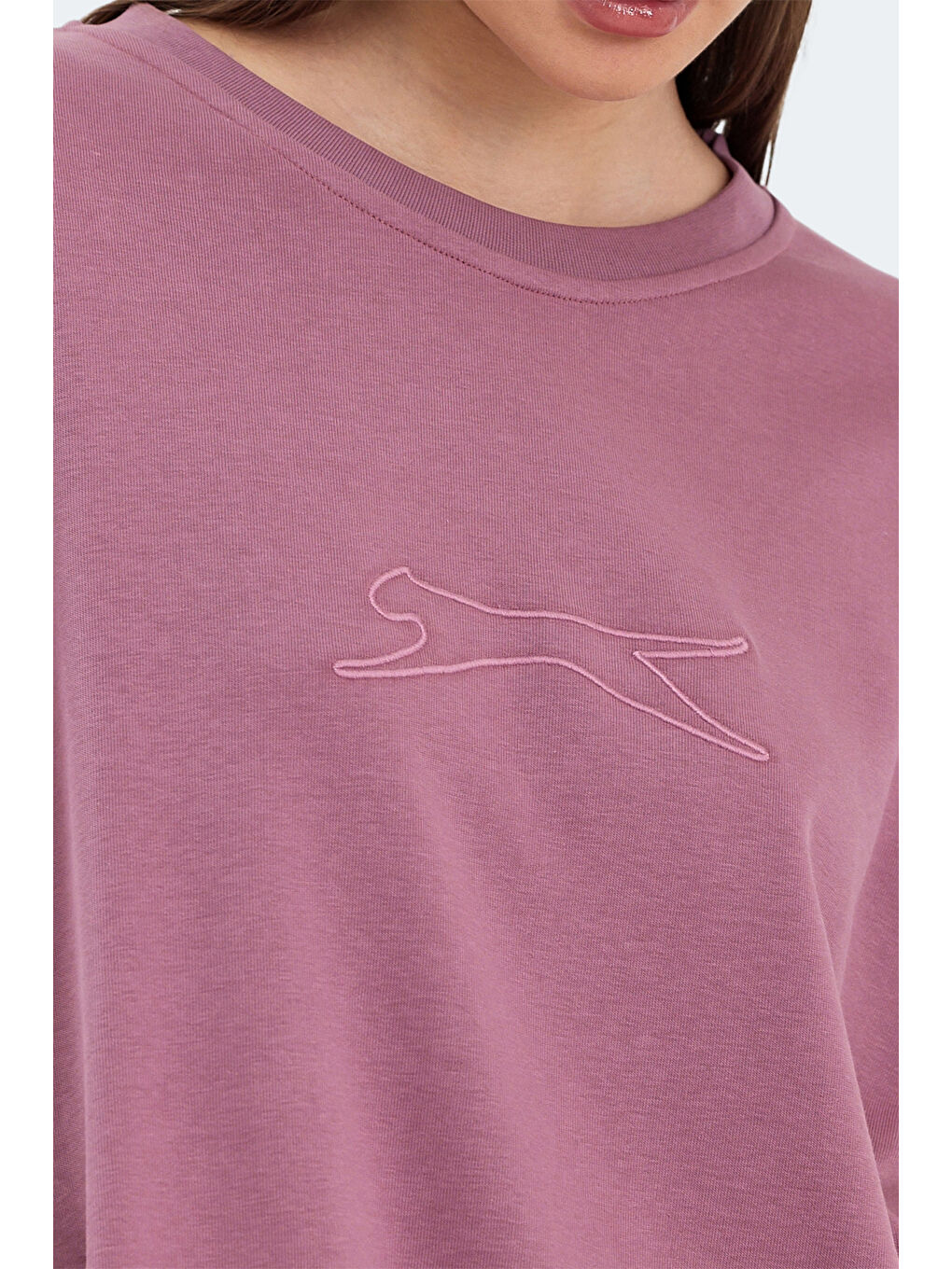 SLAZENGER Pembe VIKENTI SW Kadın Sweatshirt Gül - 4