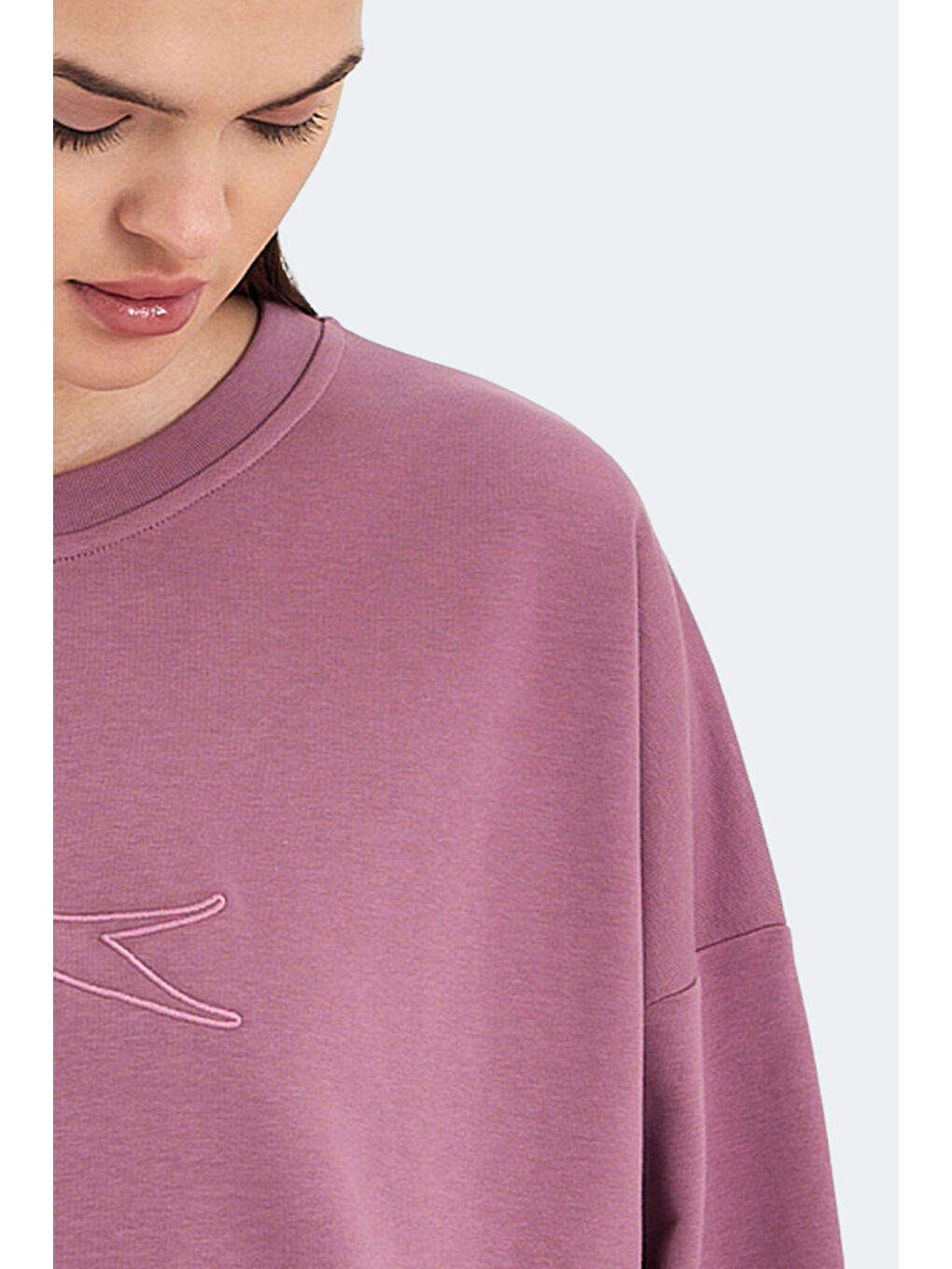 SLAZENGER Pembe VIKENTI SW Kadın Sweatshirt Gül - 5