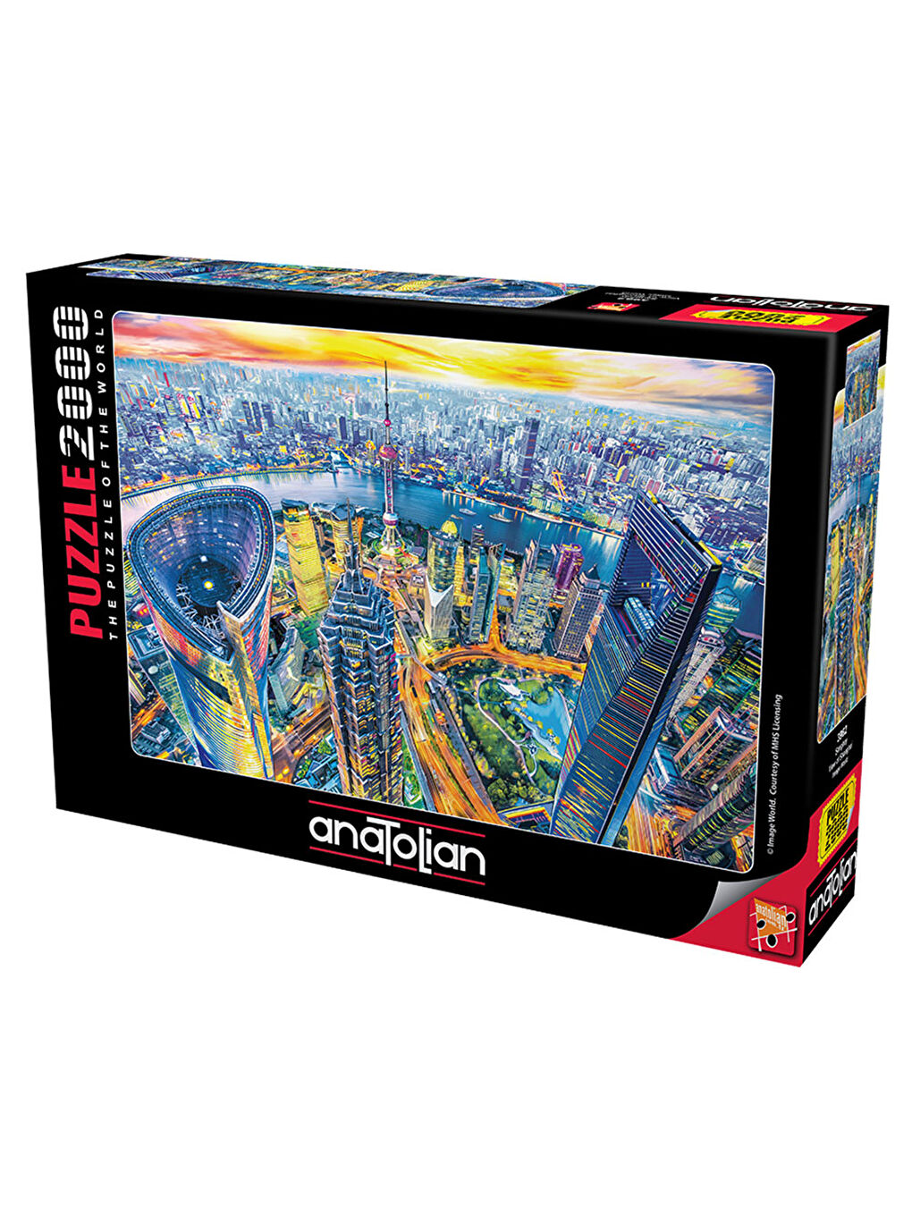 Anatolian Renksiz Puzzle 2000 Parça Şanghay 3962