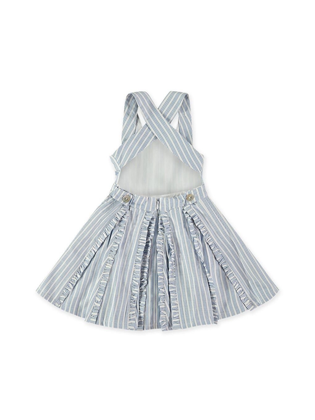 Kız Çocuk Elbise Mavi-1