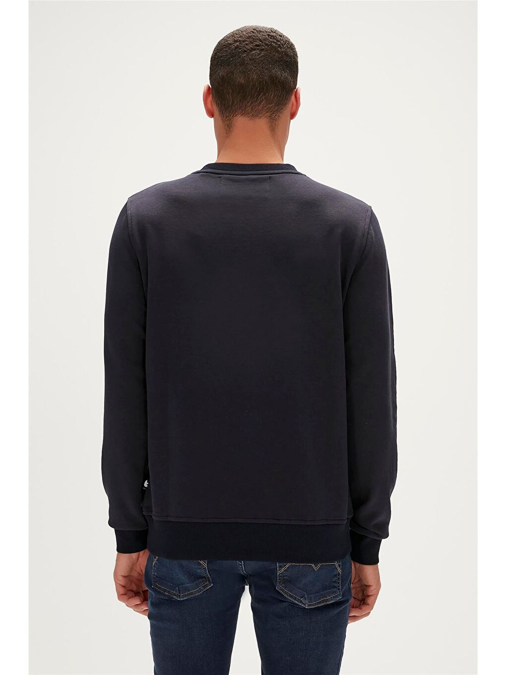 Crayon Crewneck Lacivert Erkek Sweatshirt-4