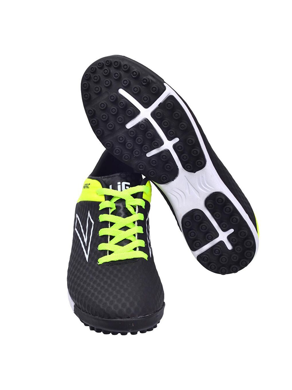 Siyah Meriç HM Halı Saha Erkek Spor Futbol Ayakkabısı-4