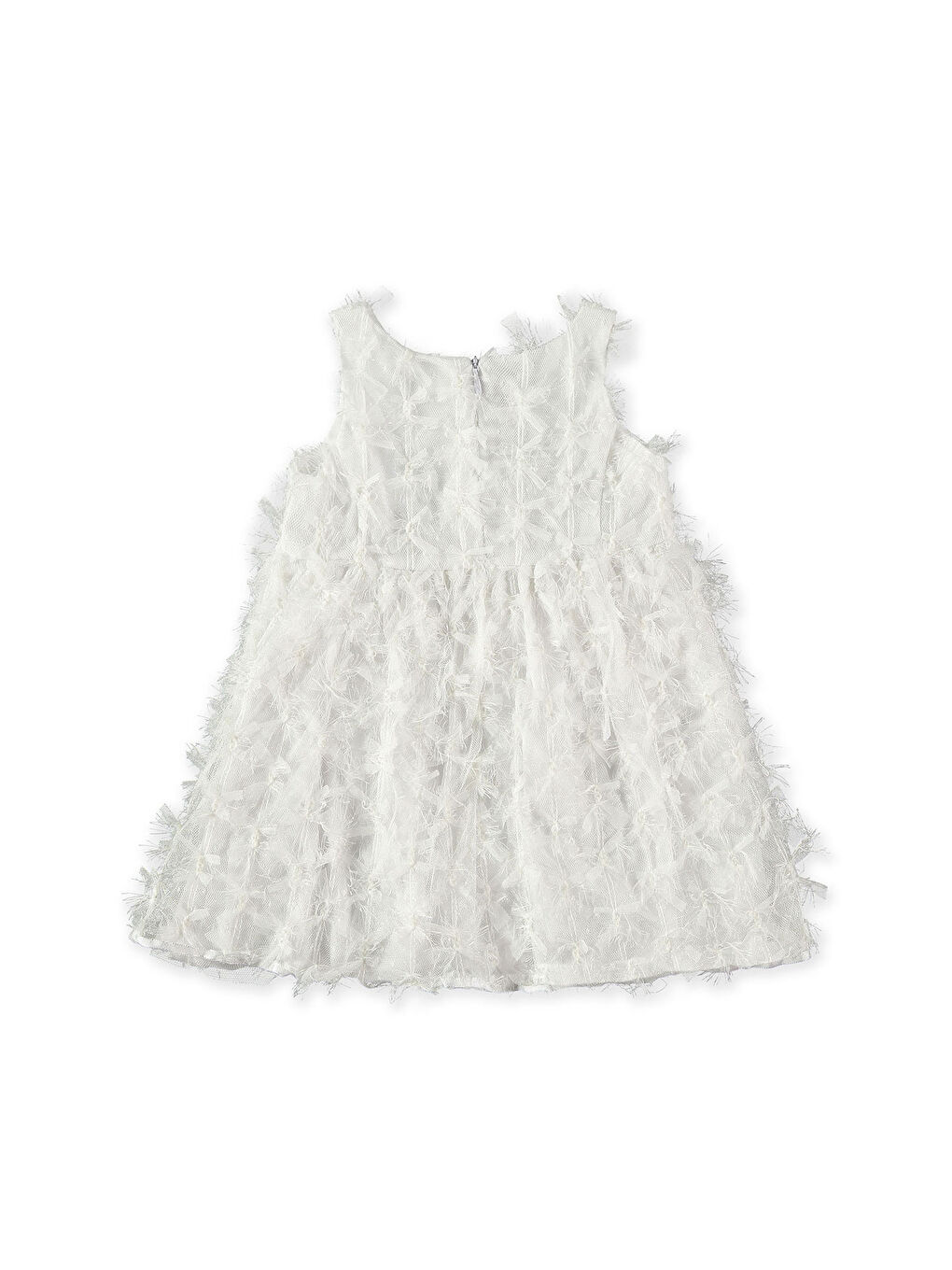 Kız Çocuk Elbise Ekru-1