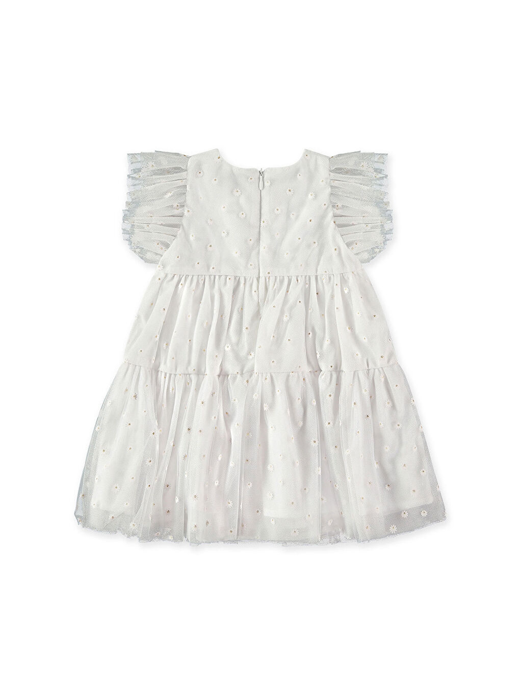 Kız Çocuk Elbise Ekru-1