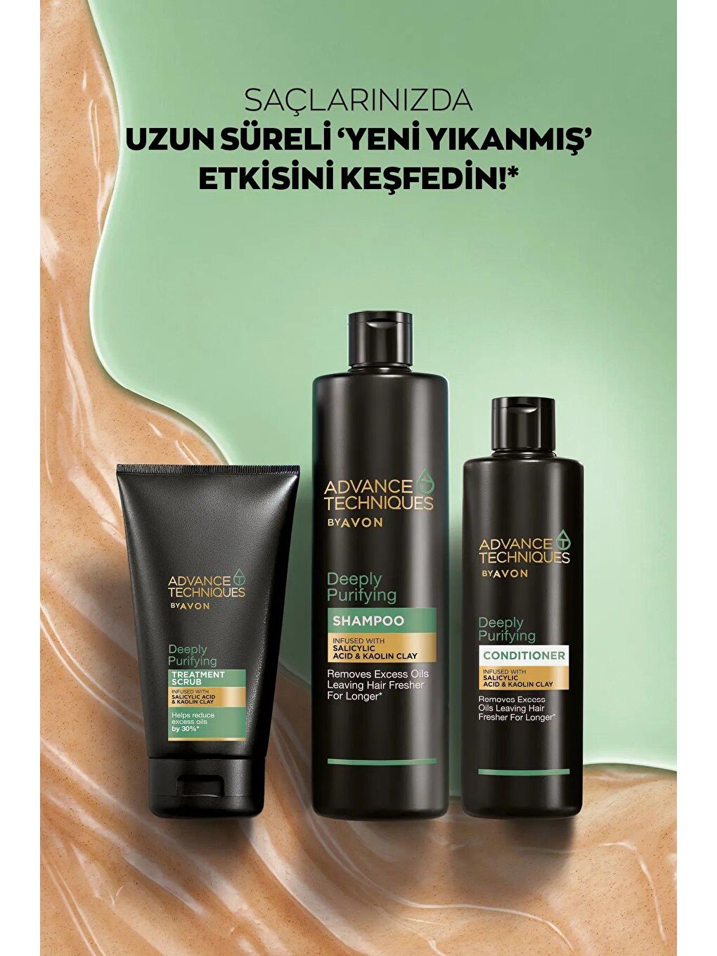 AVON Depply Purifying Yağlı Saçlar için Arındırıcı Scrub 150 Ml. - 3