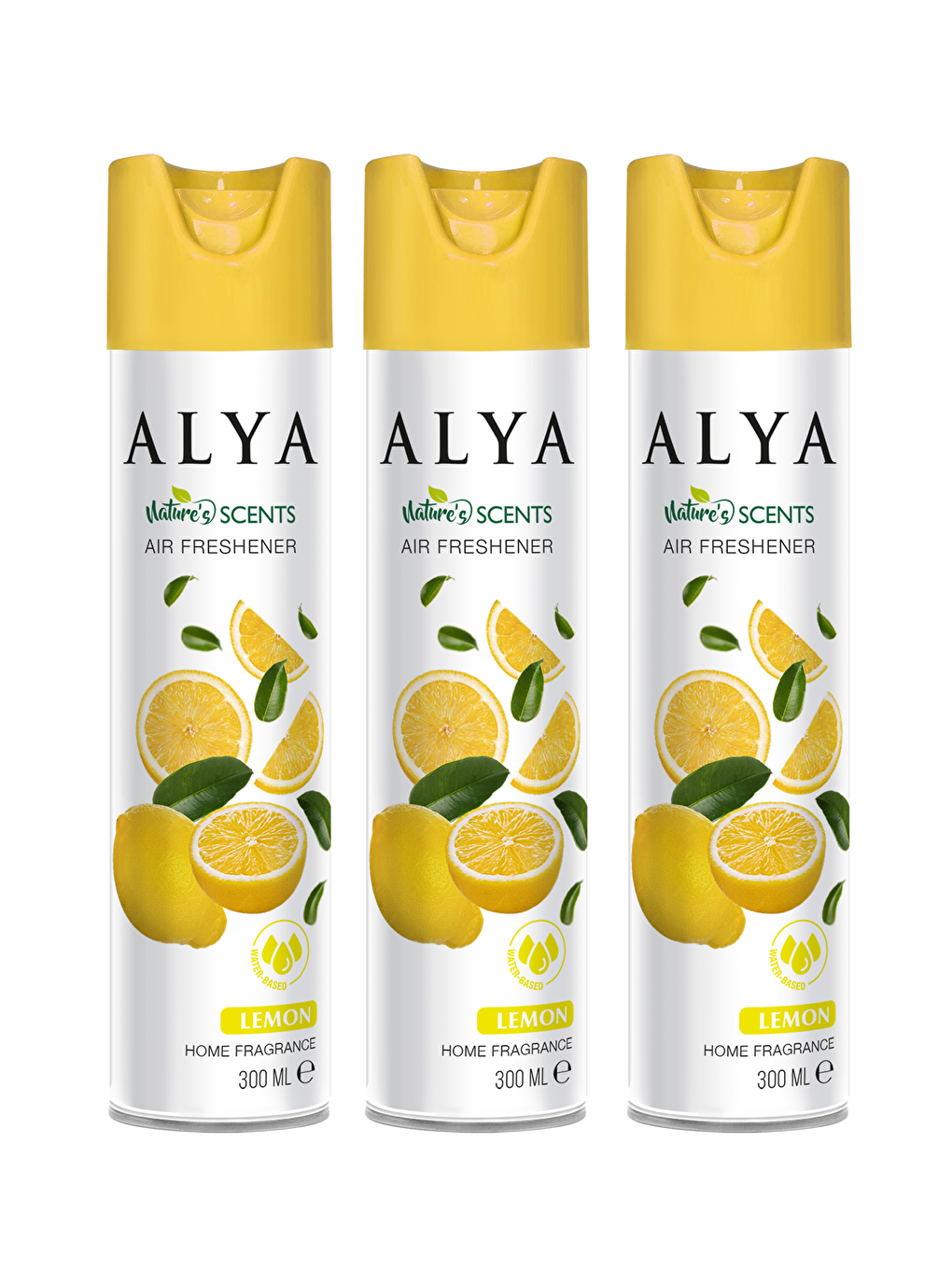 Alya Karışık Nature's Scents Lemon- Limon Su Bazlı Oda Kokusu ml x3 adet