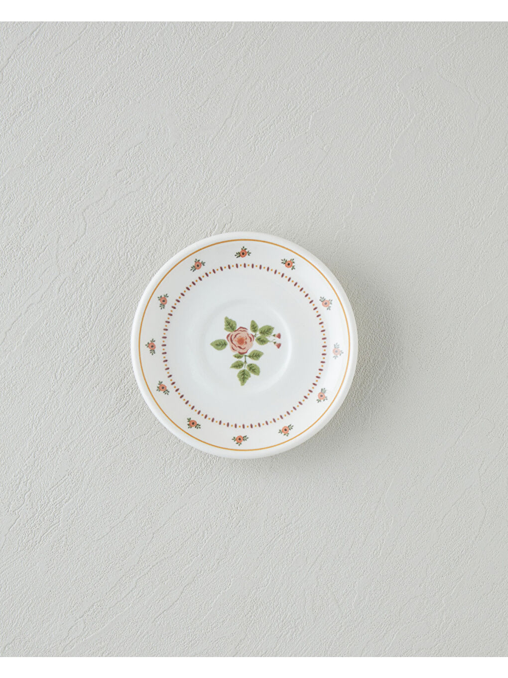 Beyaz Wesley Seramik Pasta Seti 13 parça 6 kişilik Renkli-4