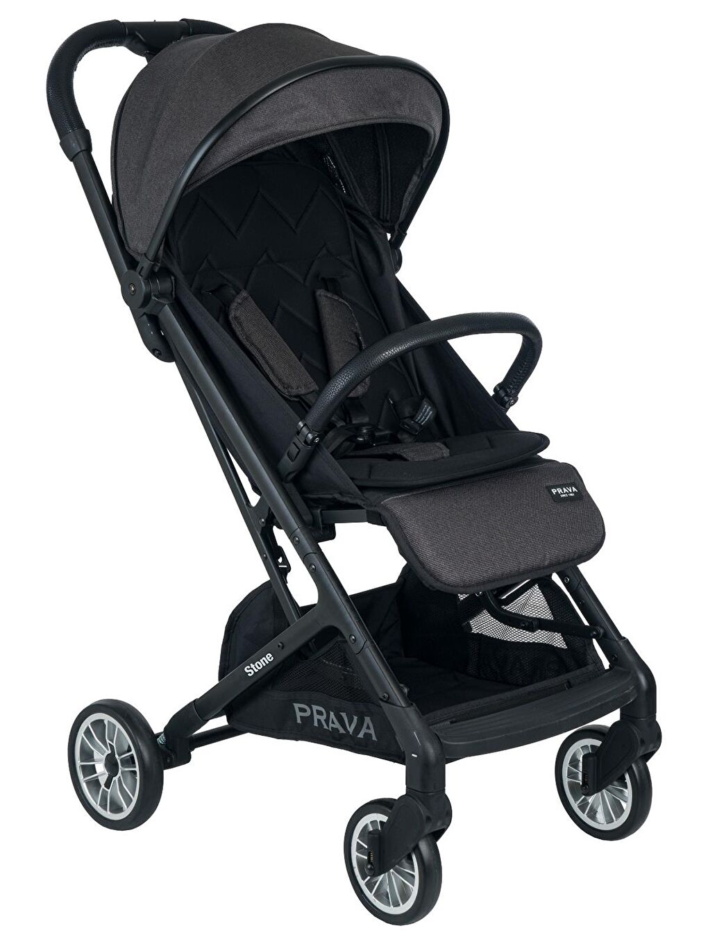 Stone Lüks Tek Yönlü Bebek Arabası - Siyah