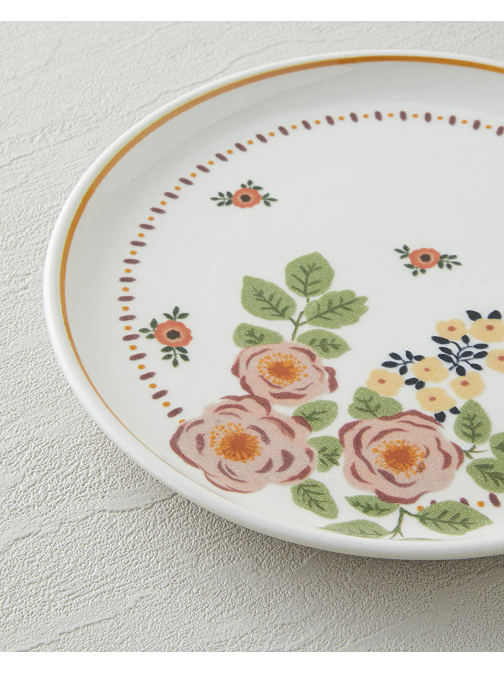 Beyaz Wesley Seramik Pasta Seti 13 parça 6 kişilik Renkli-6