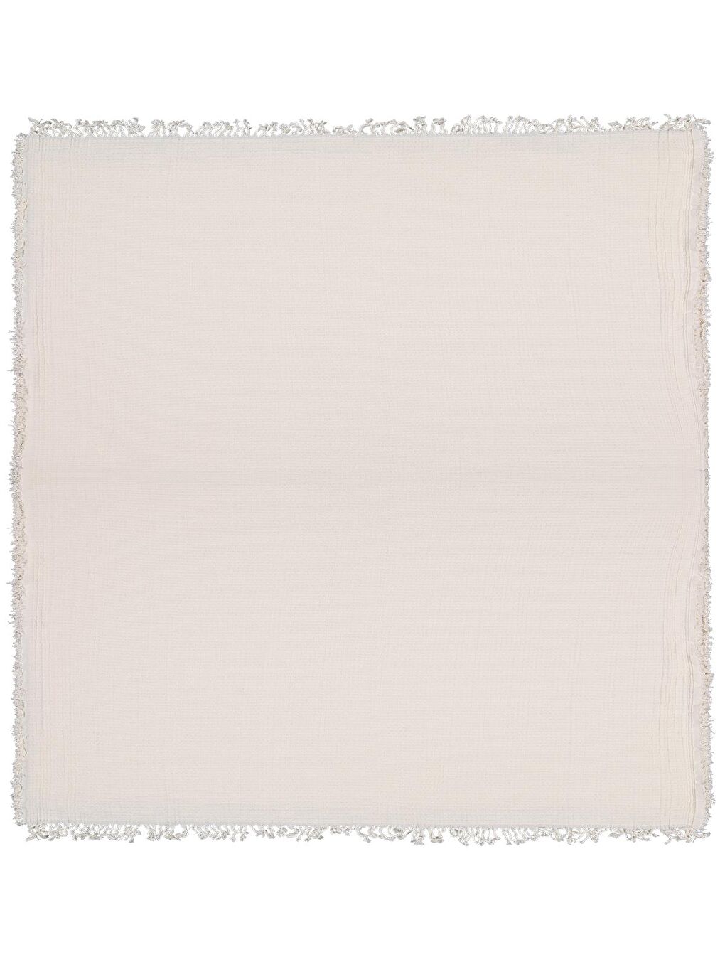 Baby Taraklı 4 Kat Müslin Battaniye - Ekru Standart-2