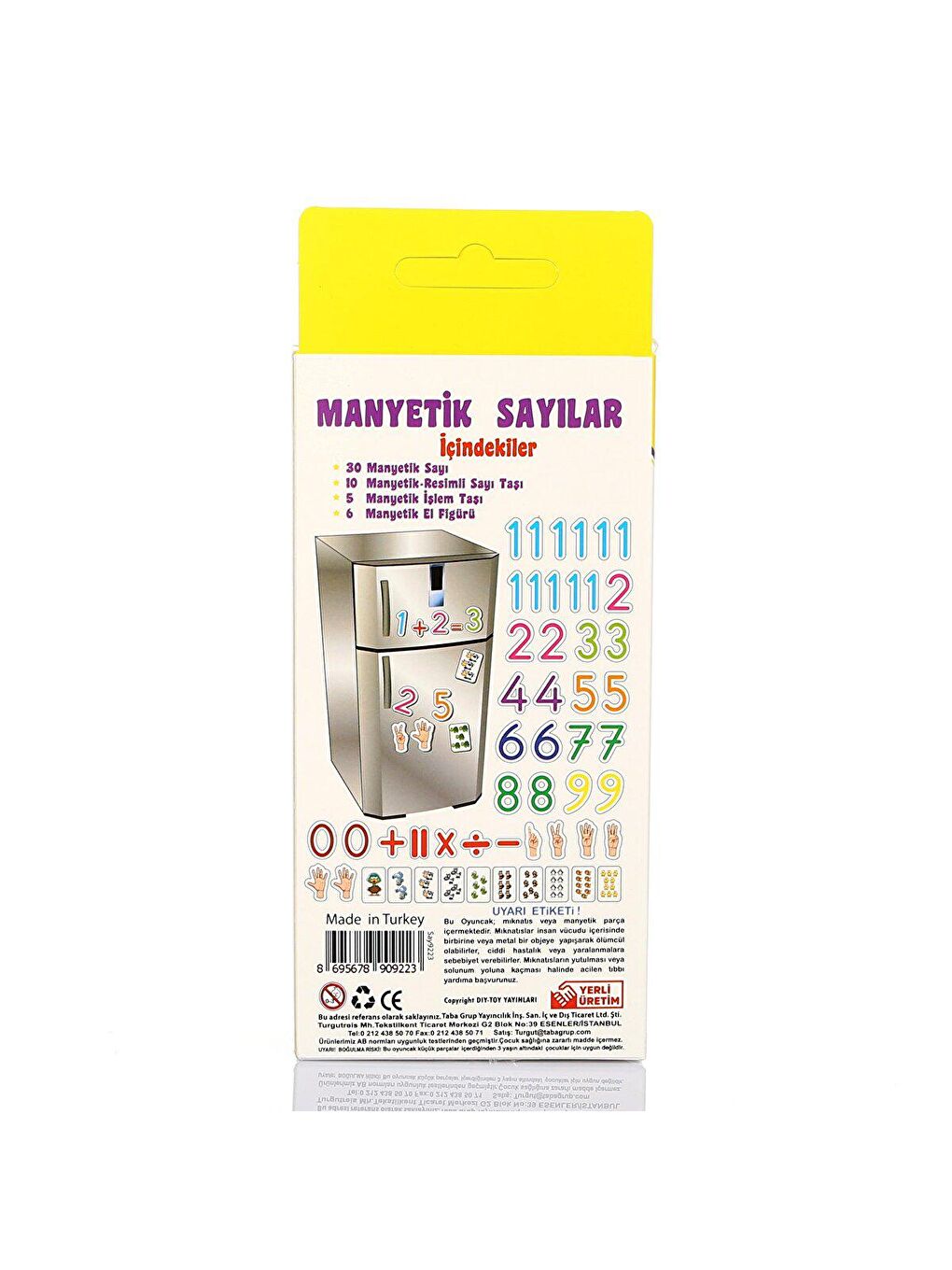 DIYTOY Karışık Manyetik Sayılar 3+ - 2