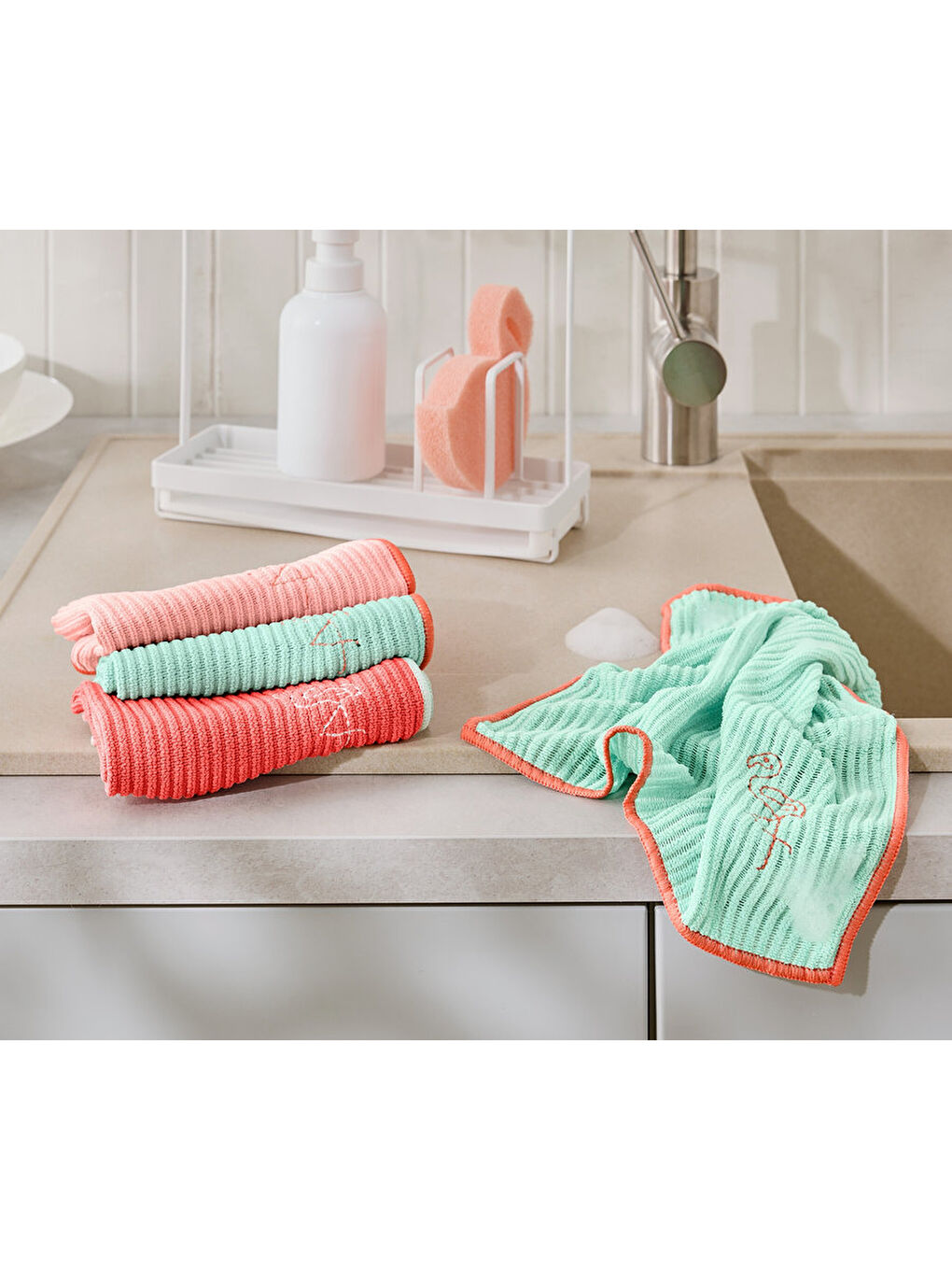 Renksiz Üniversal Temizlik Bezi, 4 Adet