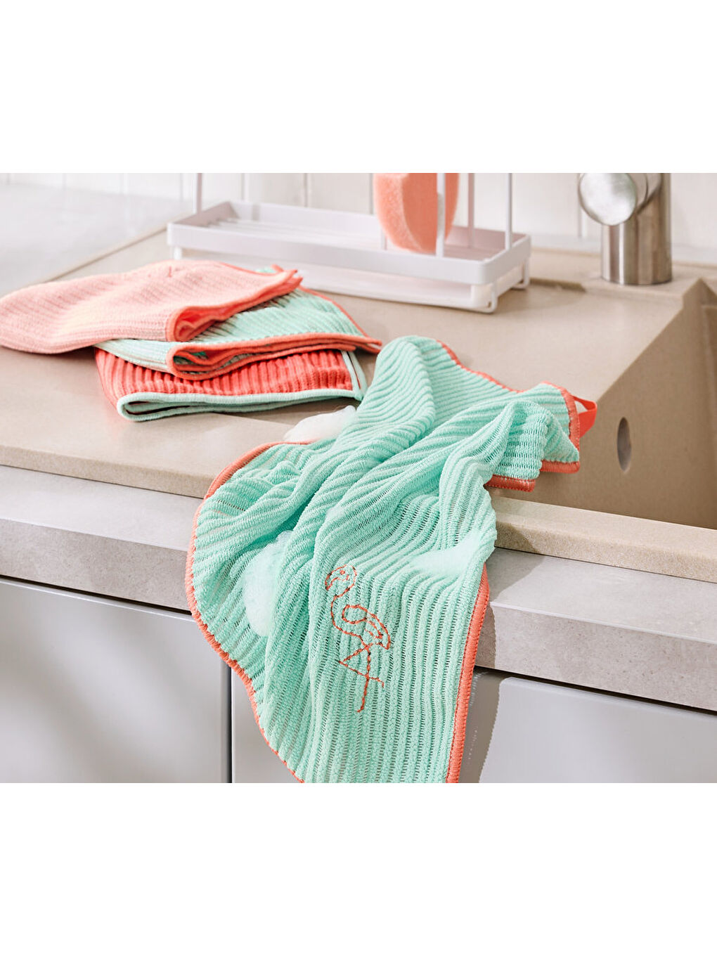 Renksiz Üniversal Temizlik Bezi, 4 Adet-2