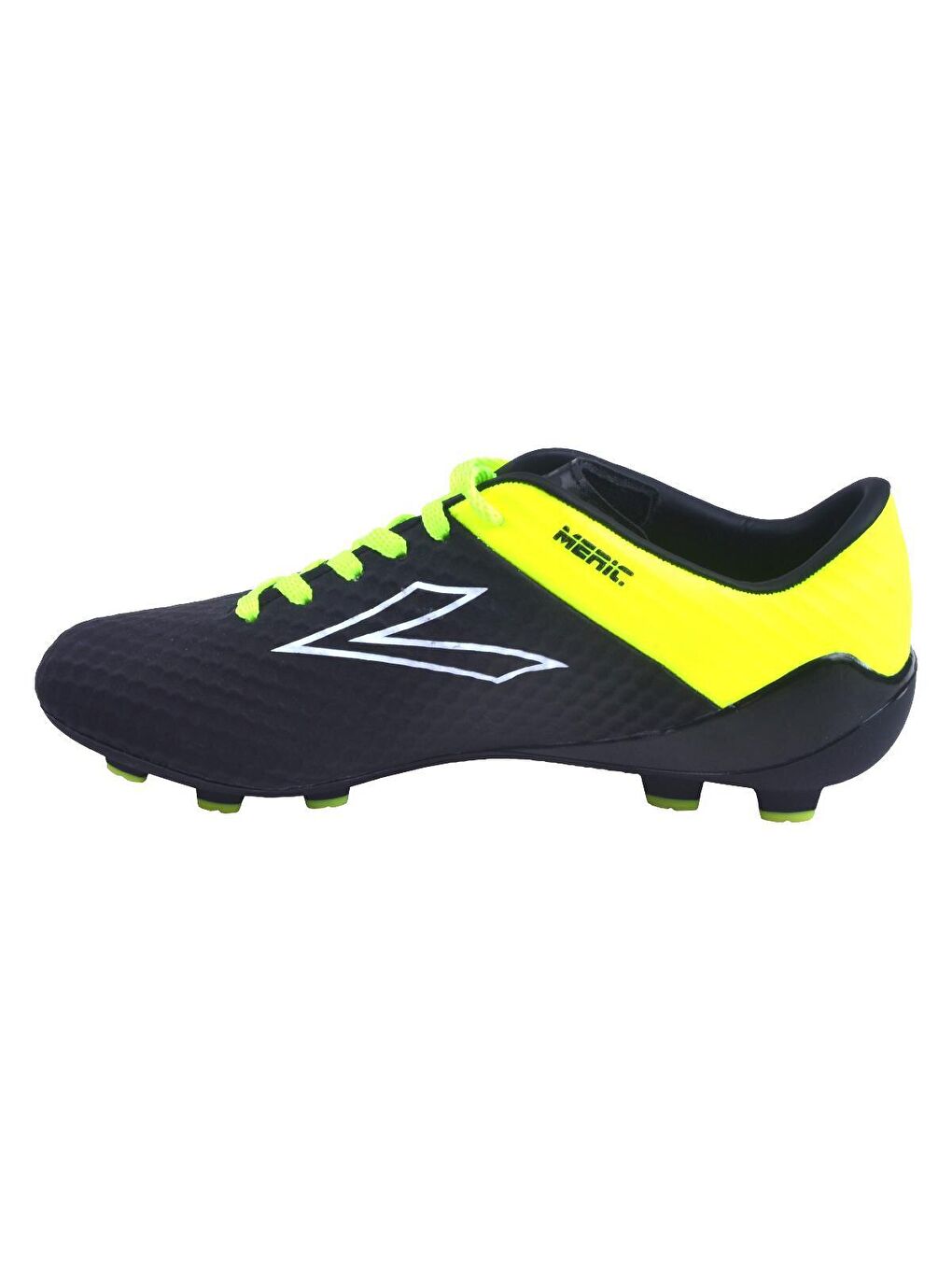 Siyah Meriç KM Krampon Çim Saha Erkek Spor Futbol Ayakkabısı-3