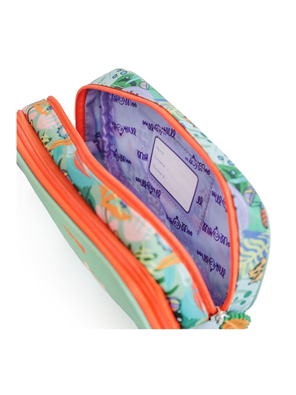 Çift Bölmeli Kalem Kutusu Jungle Friends-3