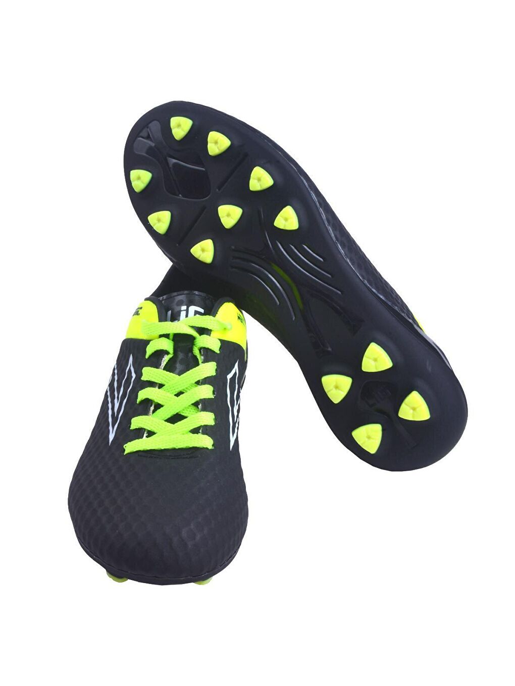 Siyah Meriç KM Krampon Çim Saha Erkek Spor Futbol Ayakkabısı-4