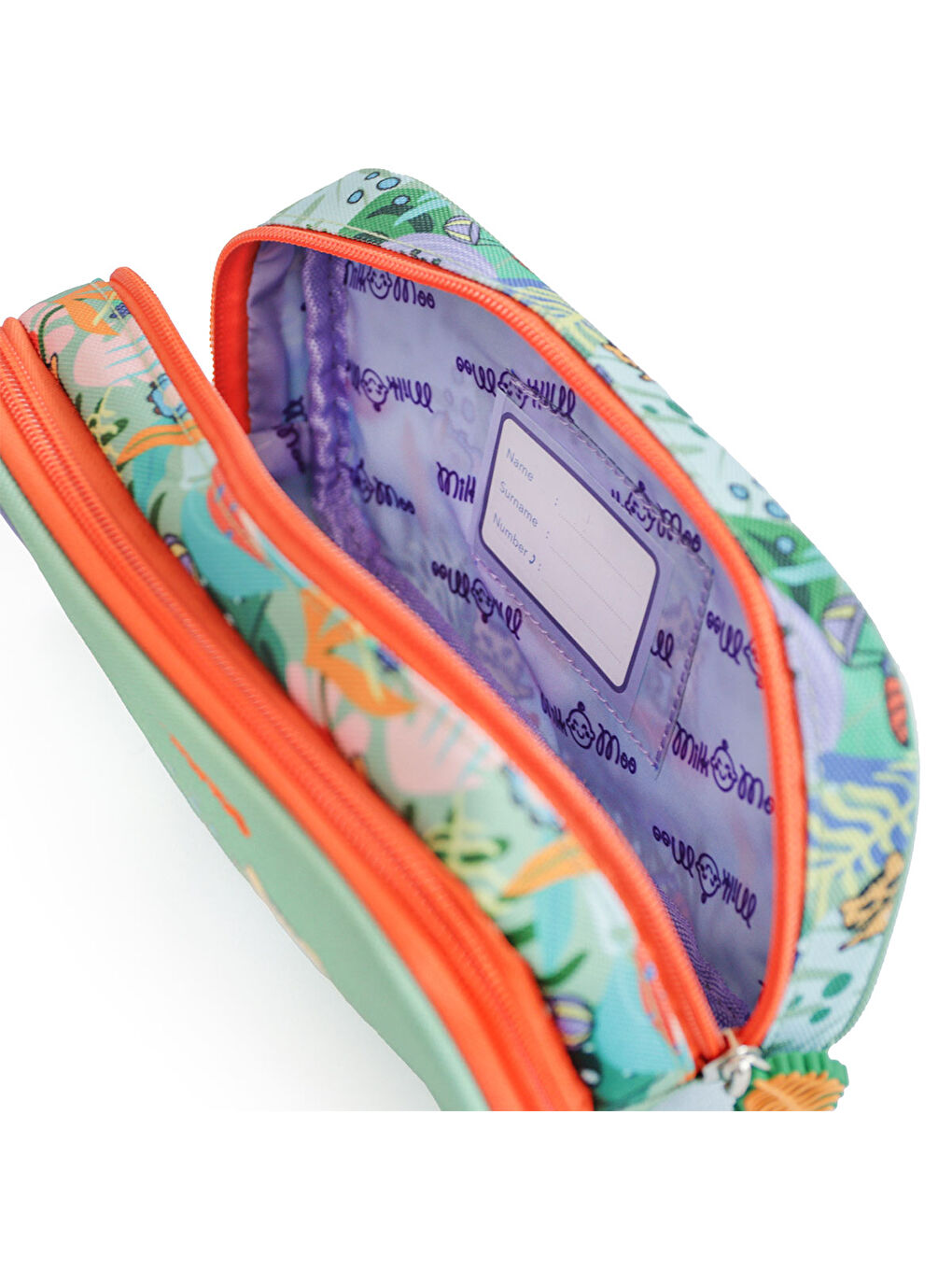 Çift Bölmeli Kalem Kutusu Jungle Friends-8