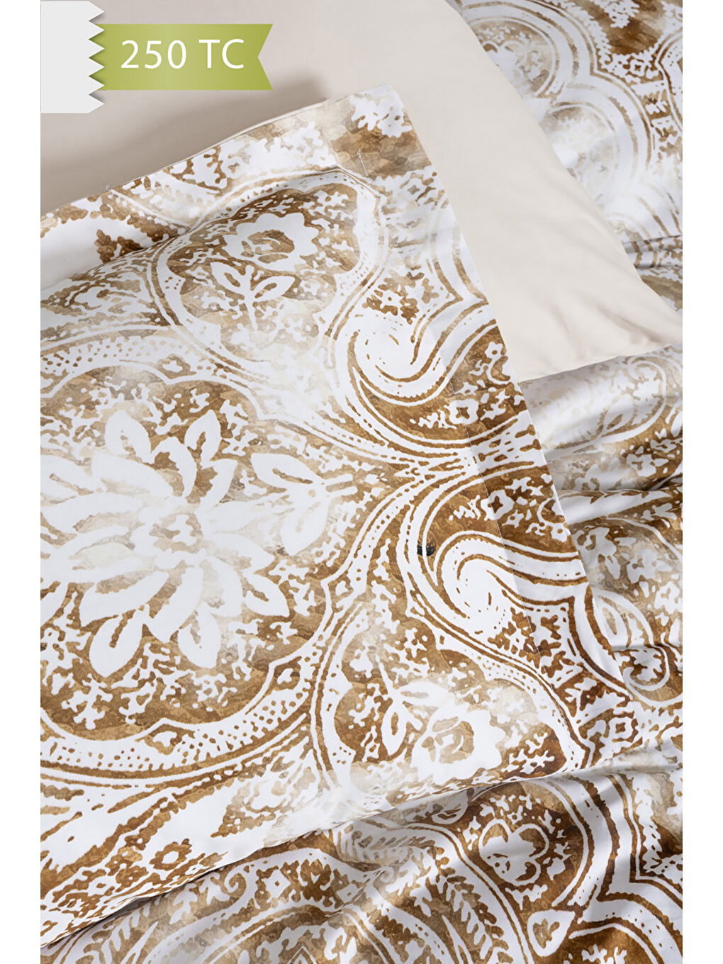 Karışık 250 TC Bambu Karışımlı Pamuk Saten Nevresim Takımı – Family Size - SANTE-2