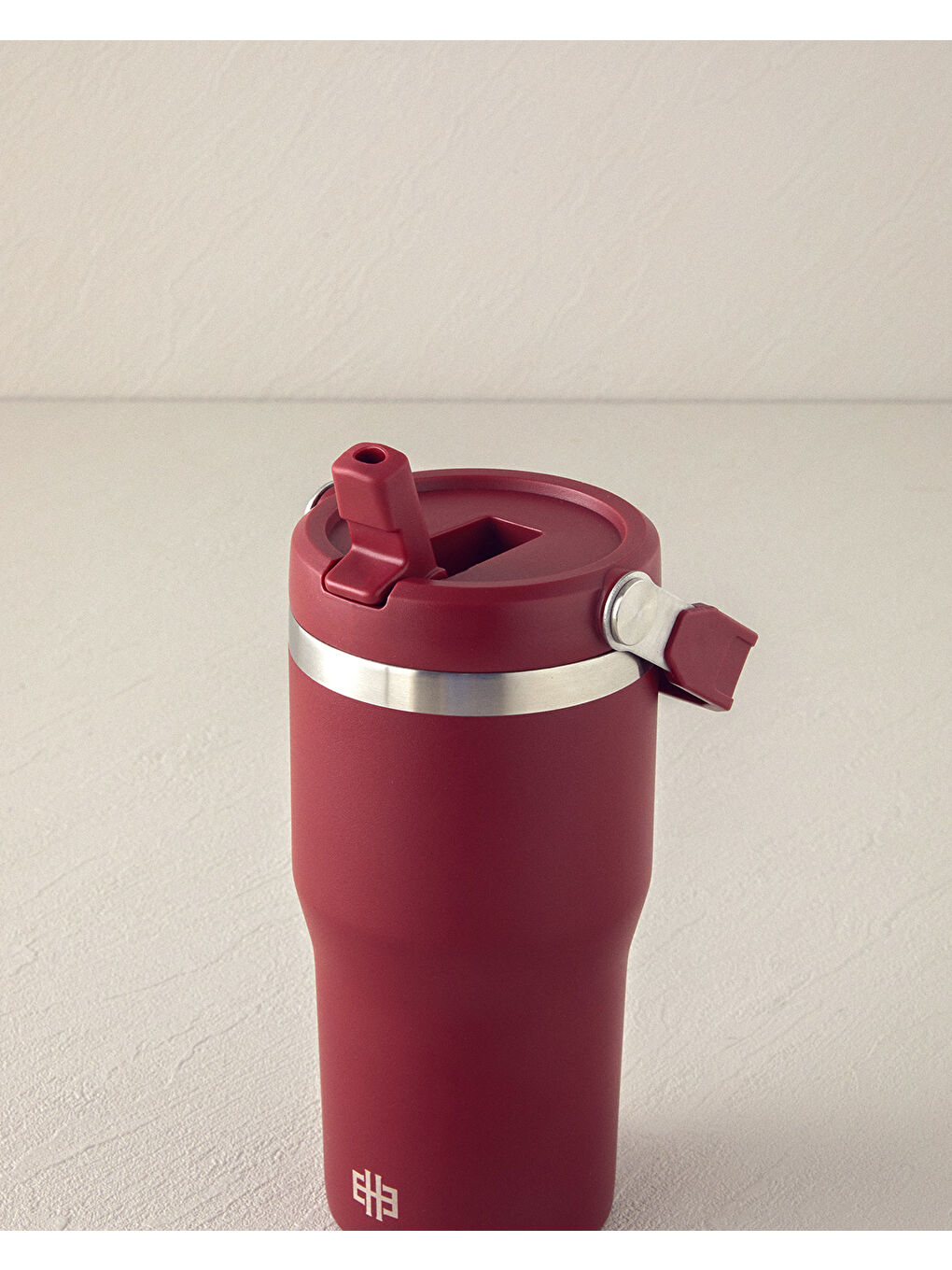 Fiera Paslanmaz Çelik Termos 600 ml Bordo-2