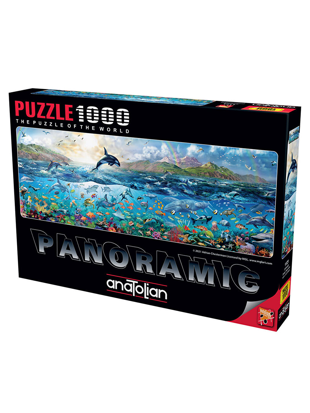 Anatolian Renksiz Puzzle 1000 Parça Gökkuşağı 1121