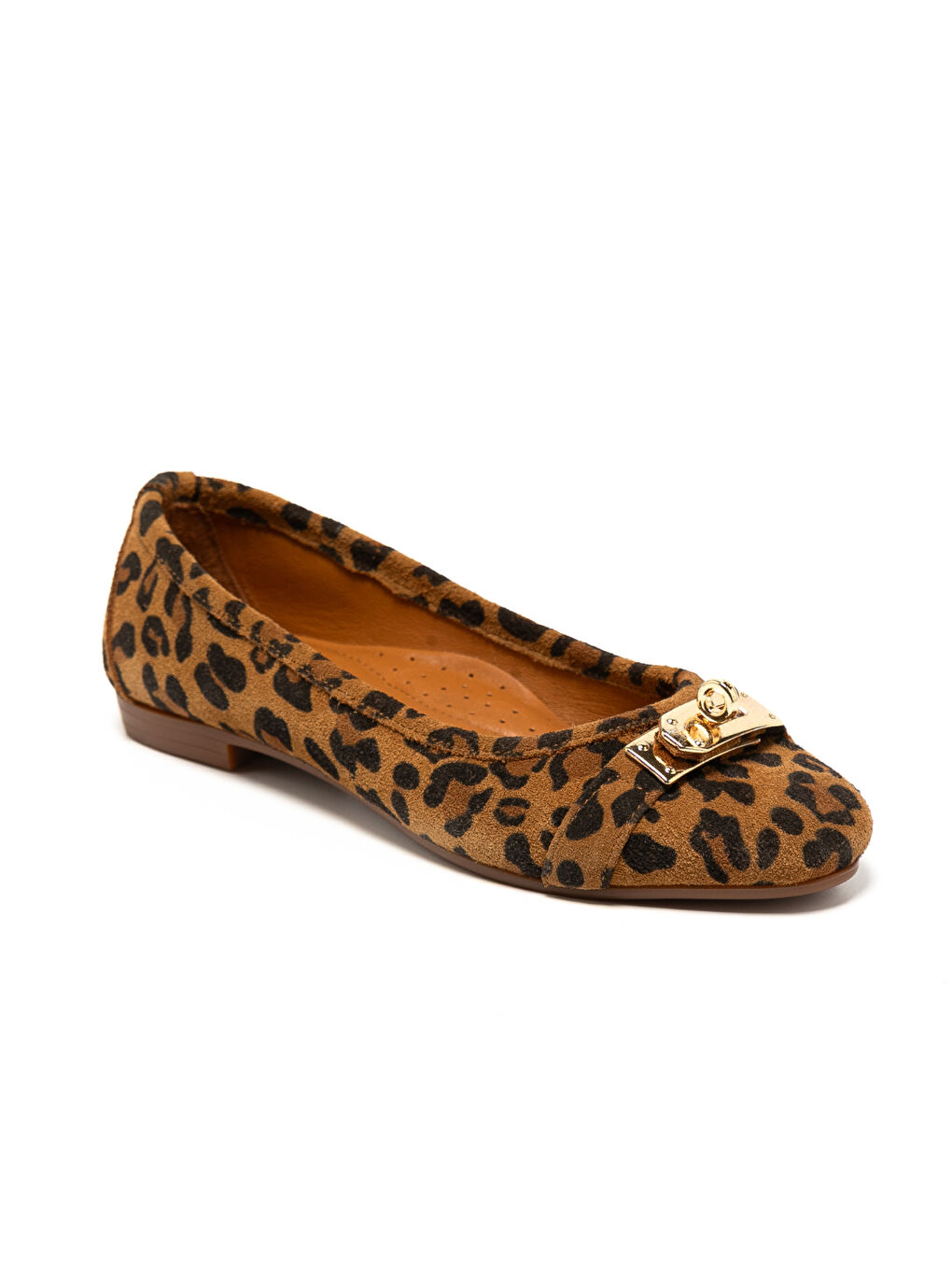 Kahverengi Kadın Babet MAR-25Y-194-6050 Taba Leopar-1