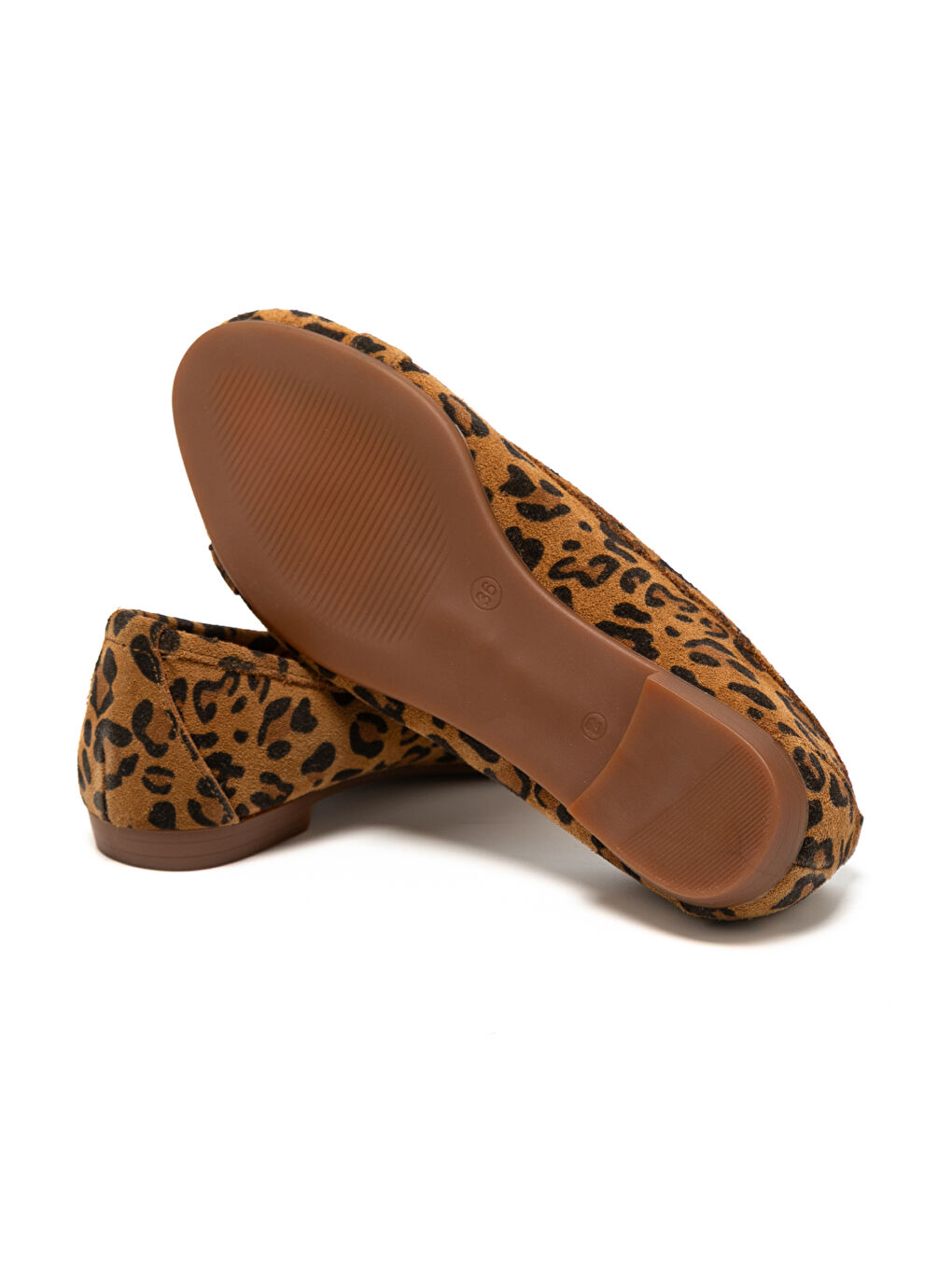 Kahverengi Kadın Babet MAR-25Y-194-6050 Taba Leopar-4