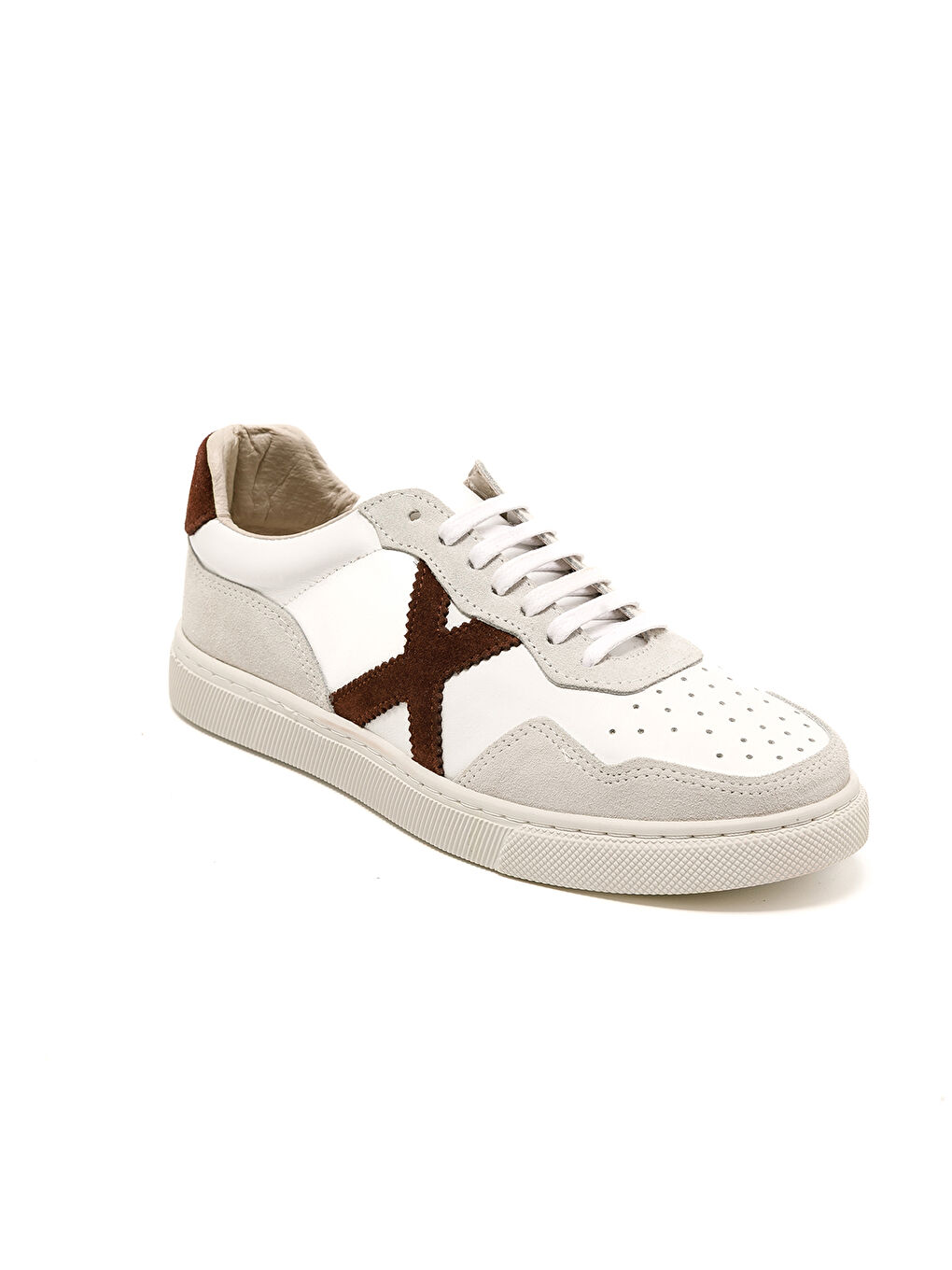 Kadın Sneaker ( Günlük) RC-25Y-006-M44 Beyaz Cilt-Bordo Süet-1