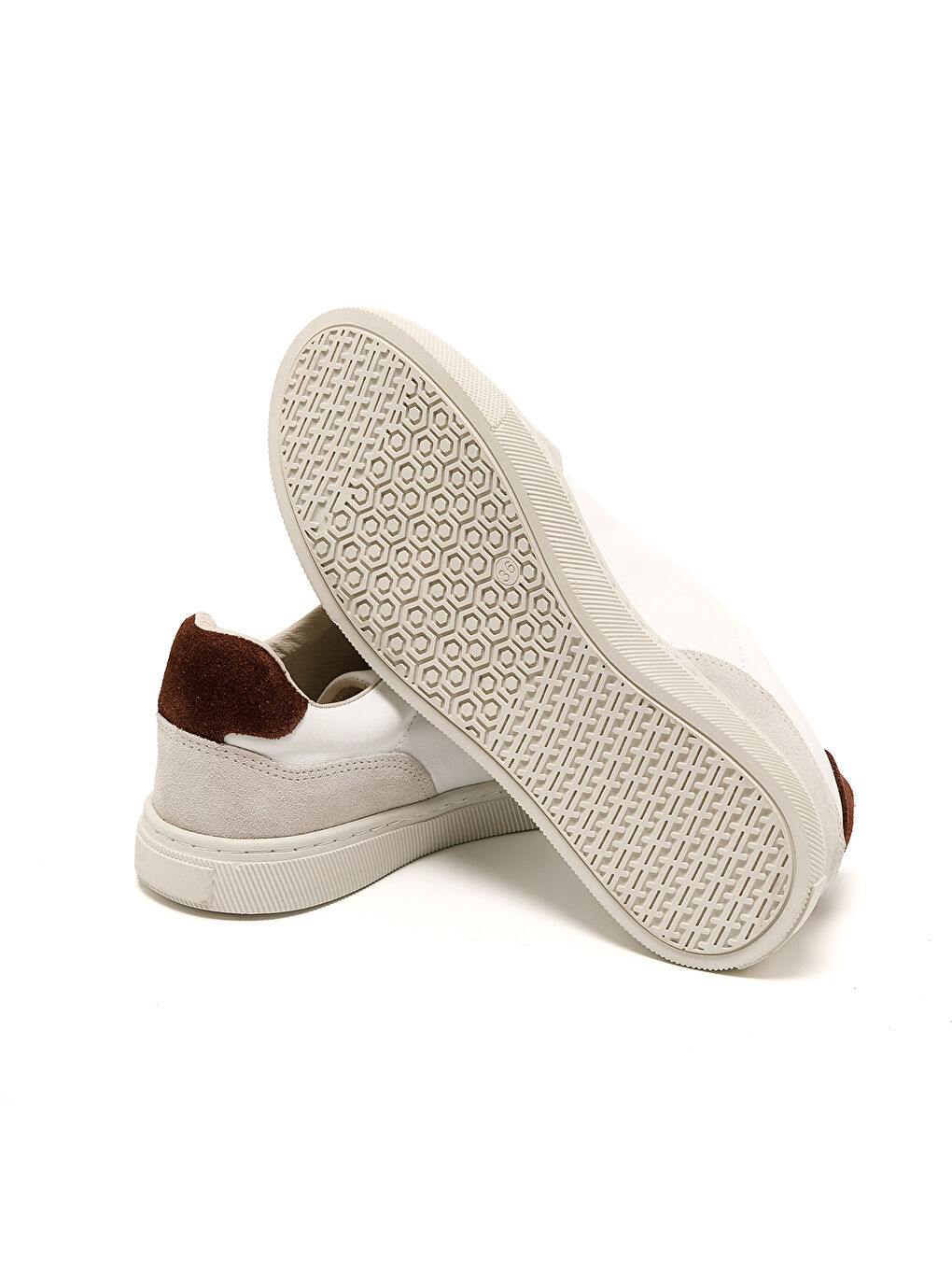 Kadın Sneaker ( Günlük) RC-25Y-006-M44 Beyaz Cilt-Bordo Süet-5